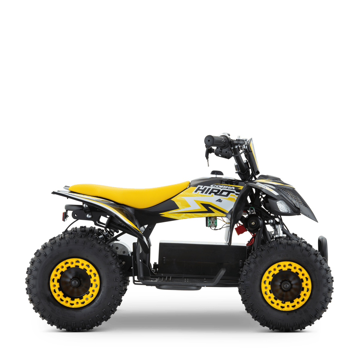 QUAD ENFANT ÉLECTRIQUE HIRO COBRA 800W JAUNE