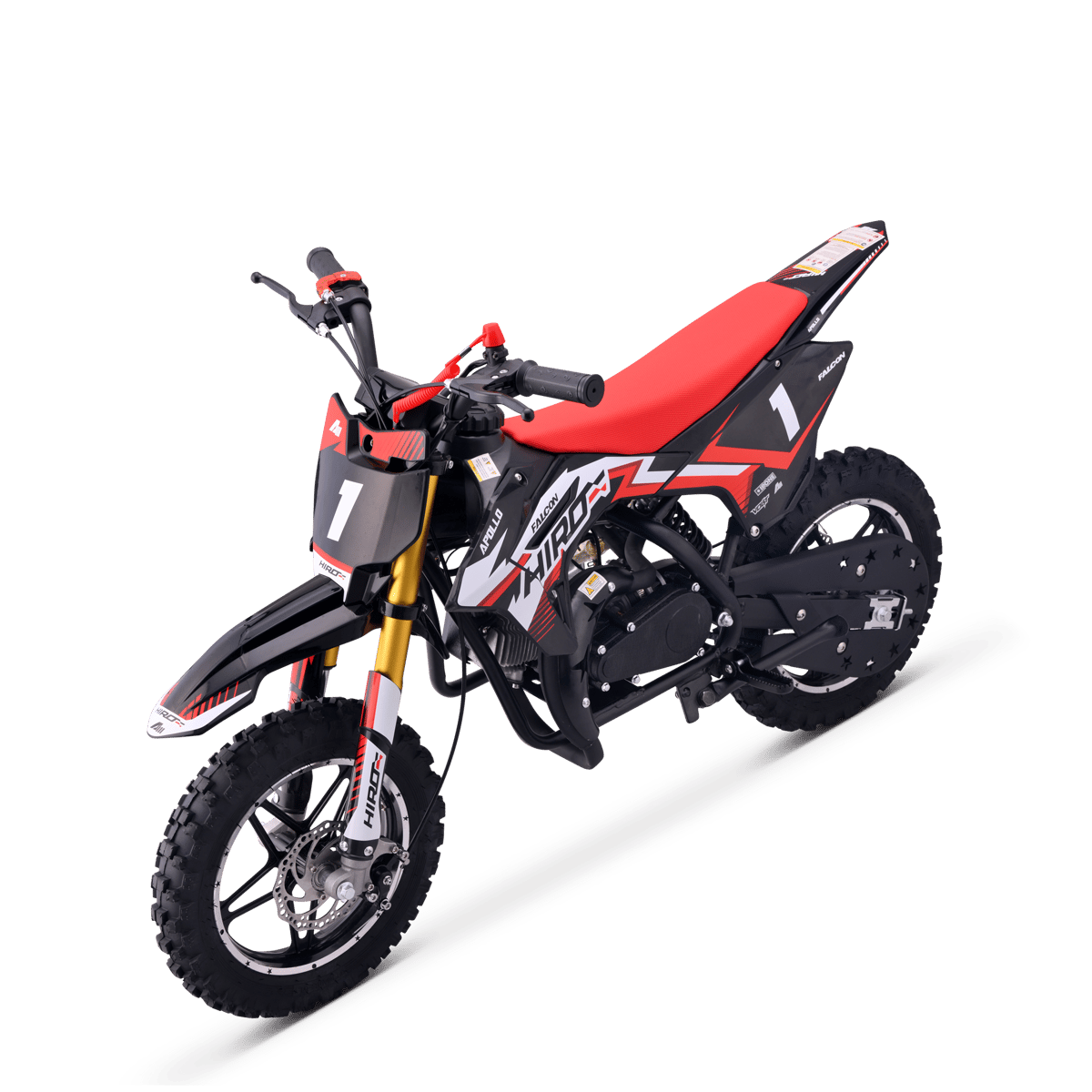 POCKET BIKE ENFANT HIRO FALCON 49CC ROUGE