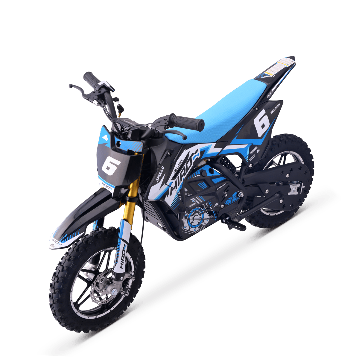 POCKET BIKE ÉLECTRIQUE ENFANT HIRO FALCON 550W BLEU