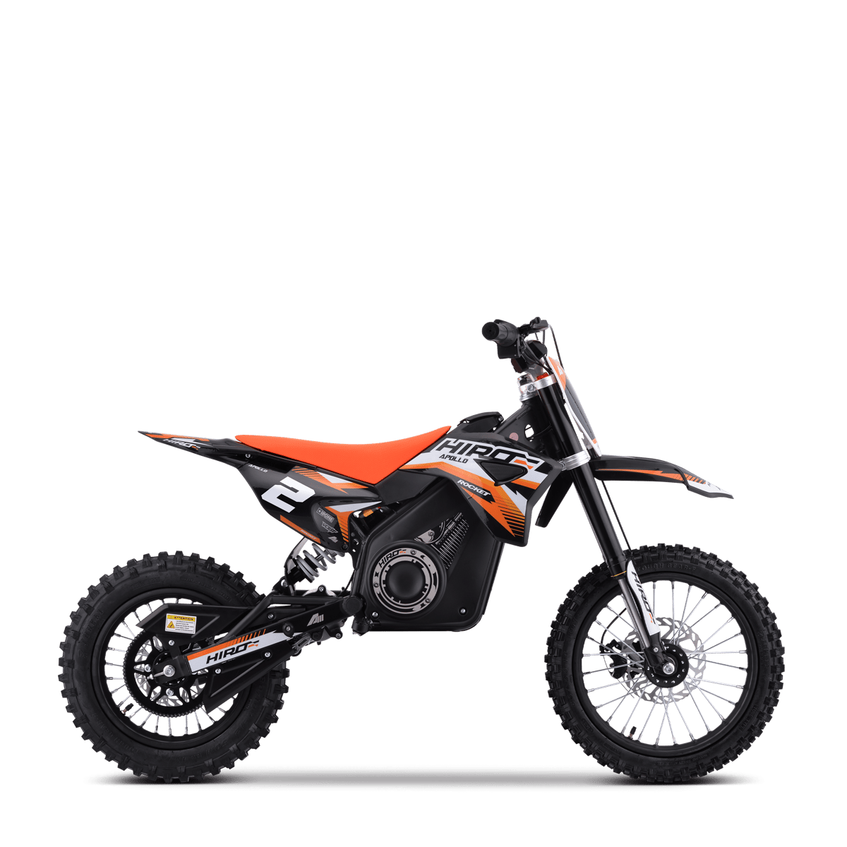 DIRT BIKE ENFANT ÉLECTRIQUE HIRO ROCKET 1600 ORANGE