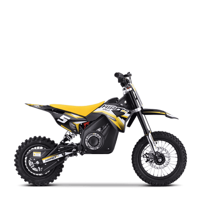 DIRT BIKE ENFANT ÉLECTRIQUE HIRO ROCKET 1200 JAUNE