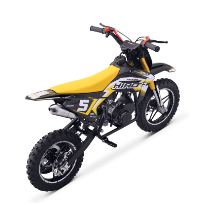 POCKET BIKE ENFANT HIRO FALCON 49CC JAUNE