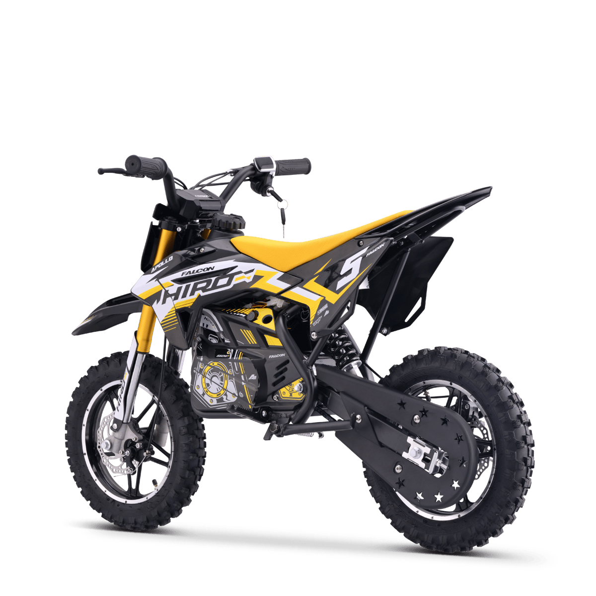 POCKET BIKE ÉLECTRIQUE ENFANT HIRO FALCON 550W JAUNE