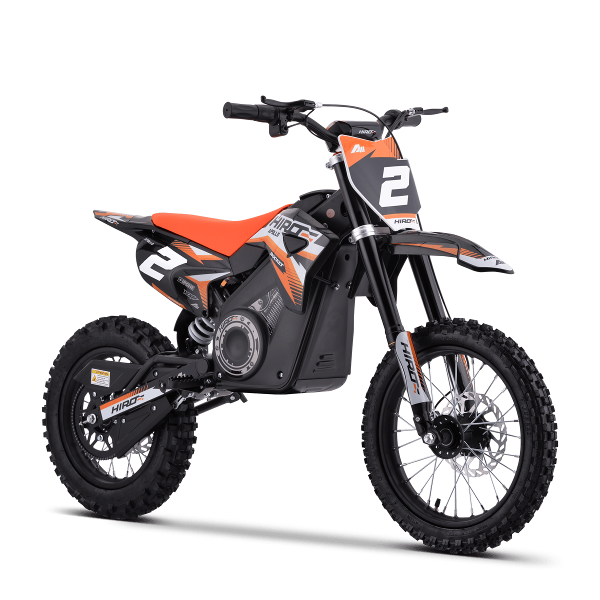 DIRT BIKE ENFANT ÉLECTRIQUE HIRO ROCKET 1600 ORANGE