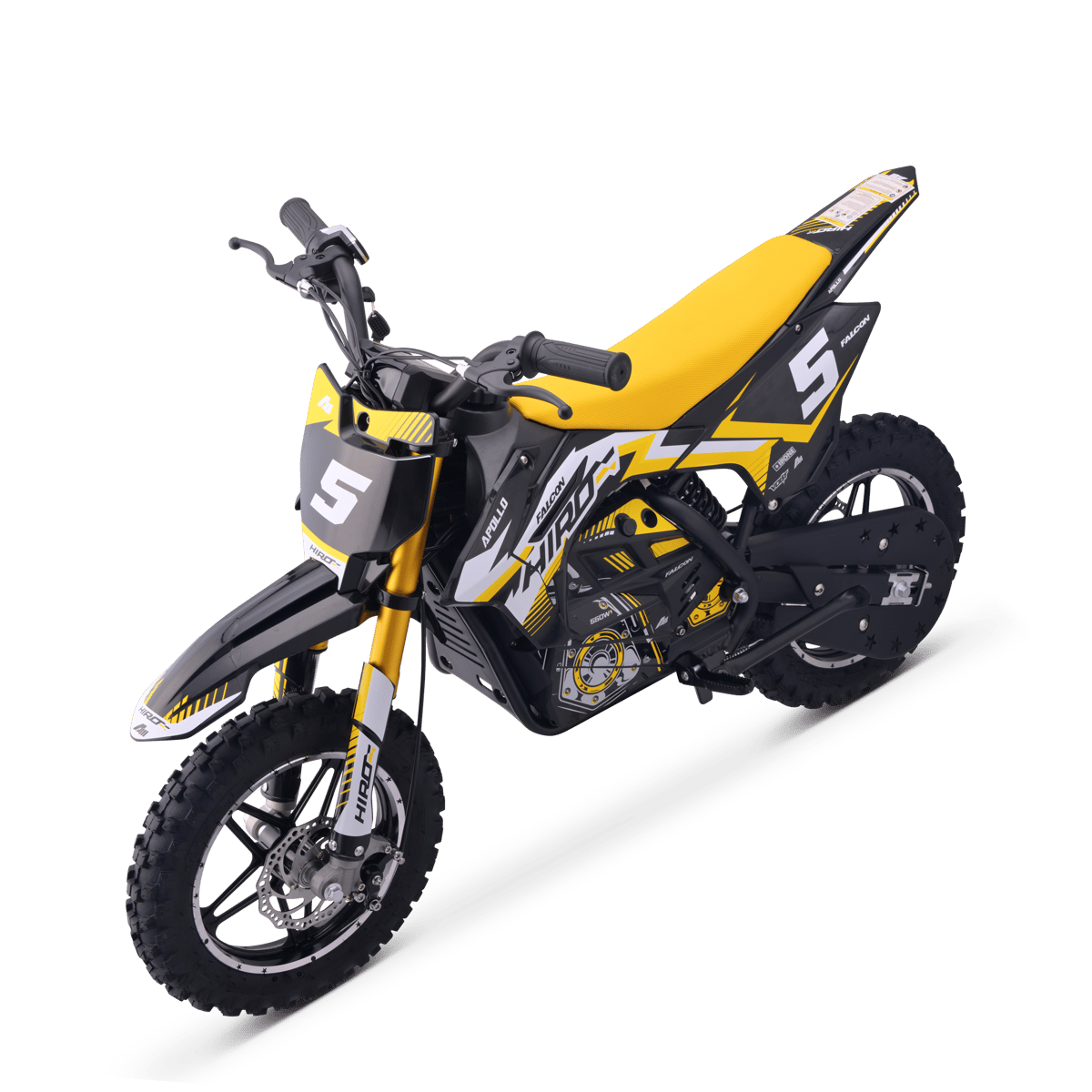 POCKET BIKE ÉLECTRIQUE ENFANT HIRO FALCON 550W JAUNE