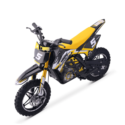 POCKET BIKE ÉLECTRIQUE ENFANT HIRO FALCON 550W JAUNE