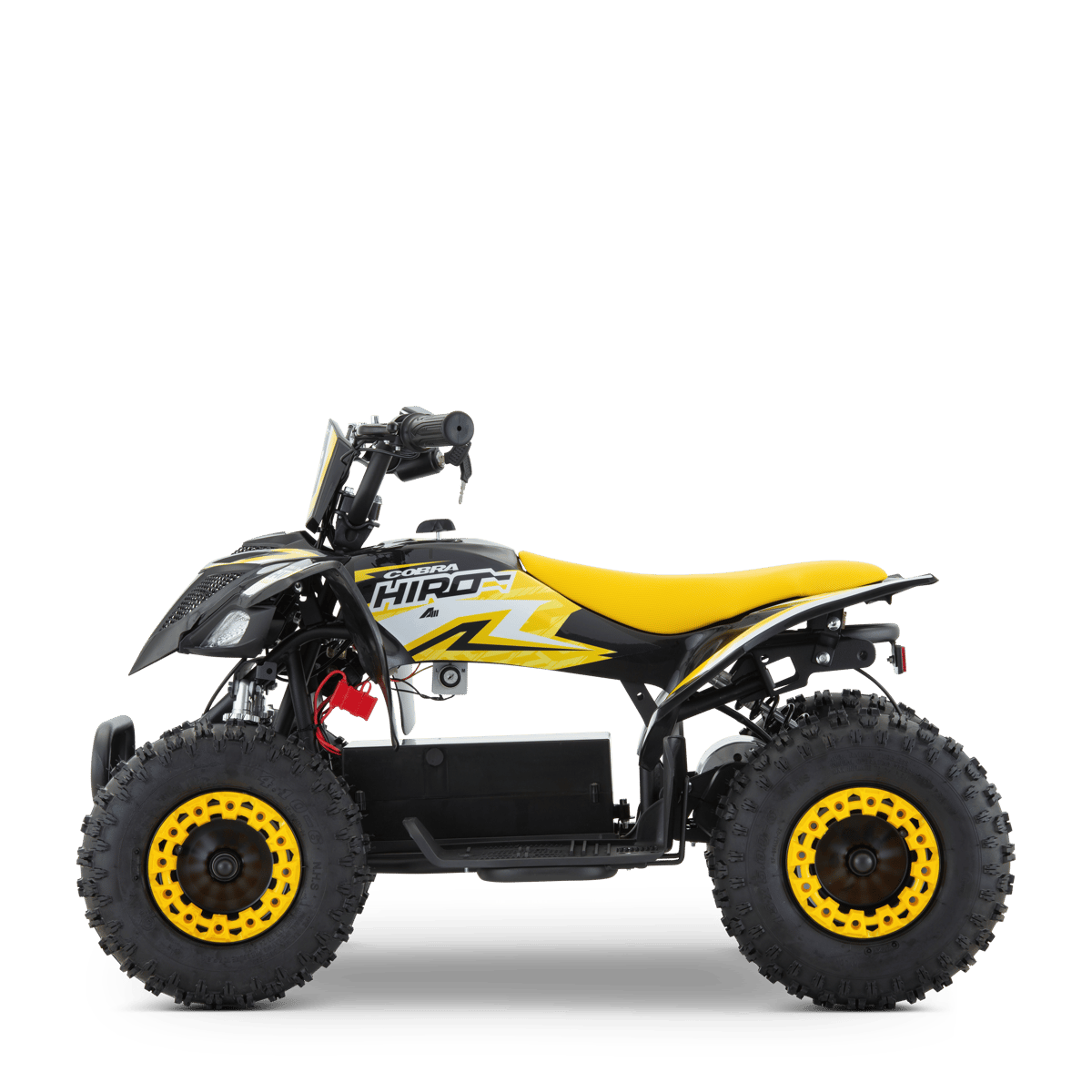 QUAD ENFANT ÉLECTRIQUE HIRO COBRA 800W JAUNE