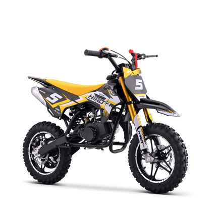 POCKET BIKE ENFANT HIRO FALCON 49CC JAUNE