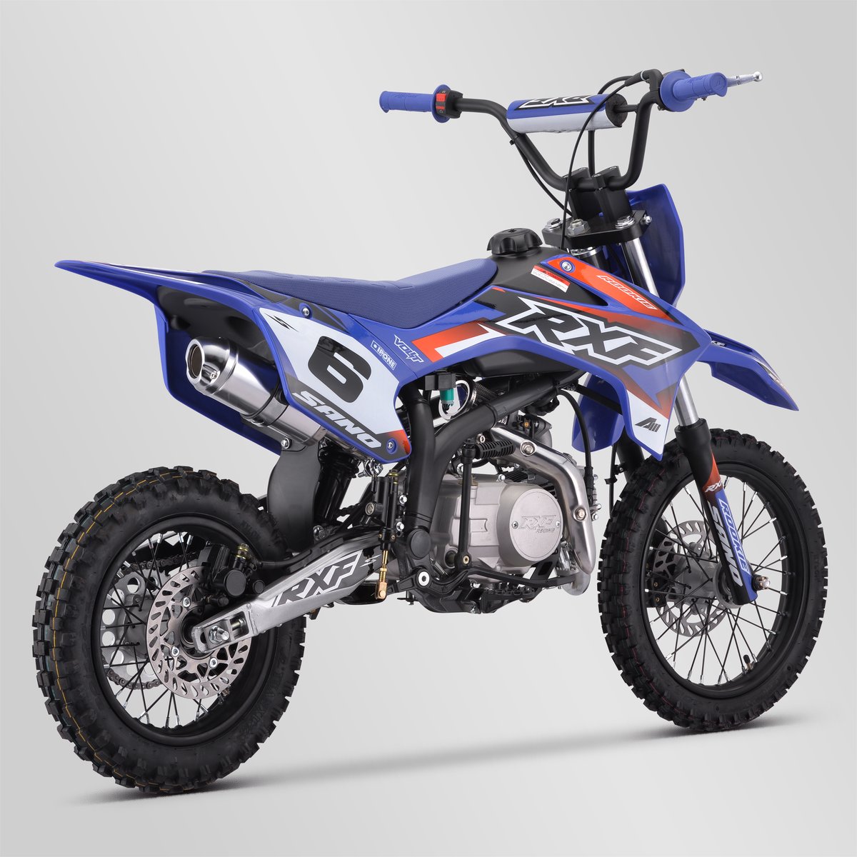 DIRT BIKE SANO RXF ROOKIE 125CC SEMI-AUTO 12/14 2024 - BLEU