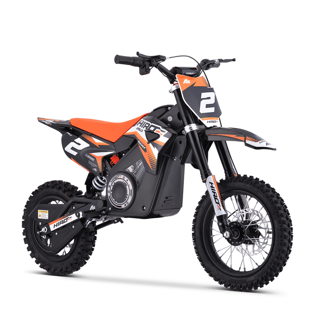 DIRT BIKE ENFANT ÉLECTRIQUE HIRO ROCKET 1200 ORANGE