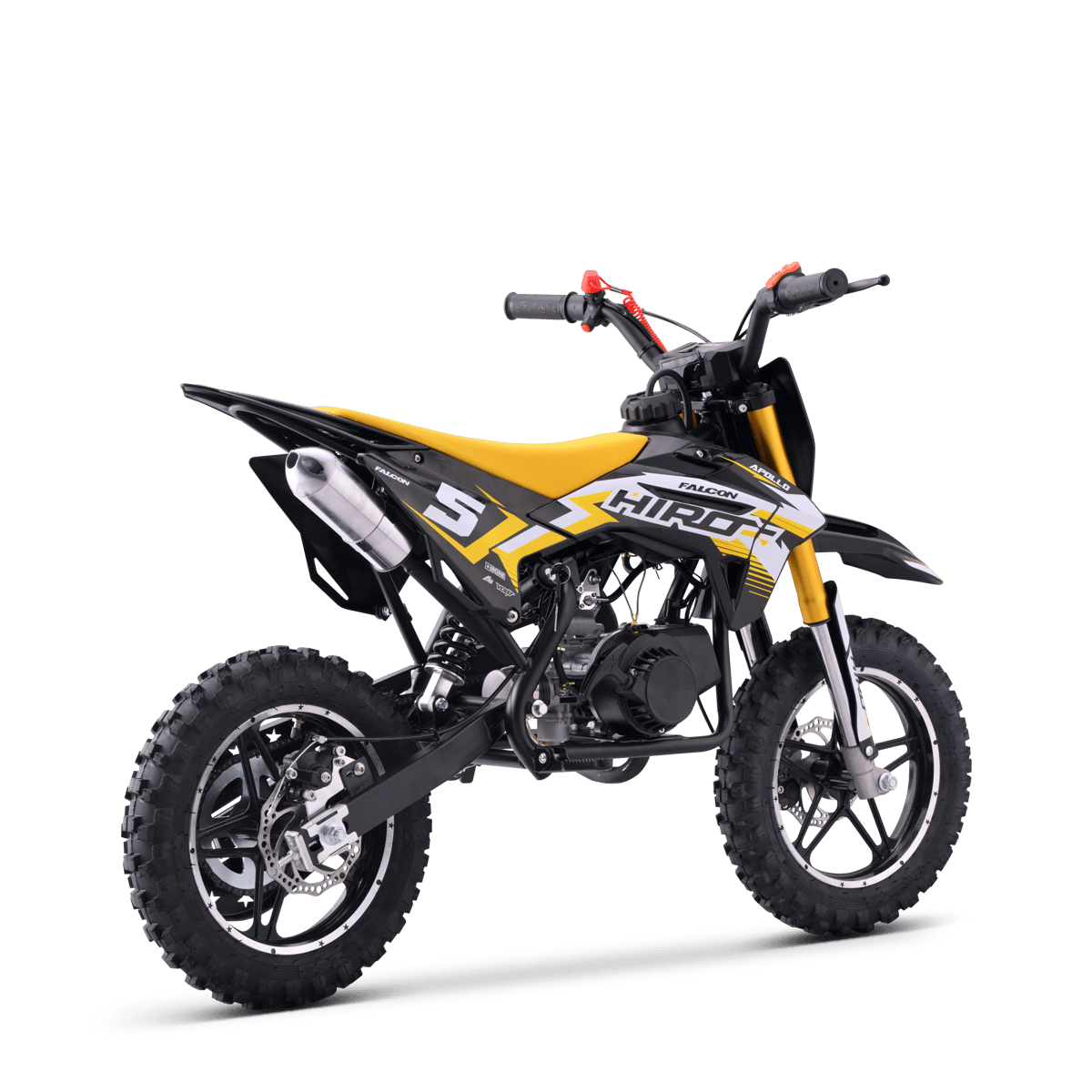 POCKET BIKE ENFANT HIRO FALCON 49CC JAUNE