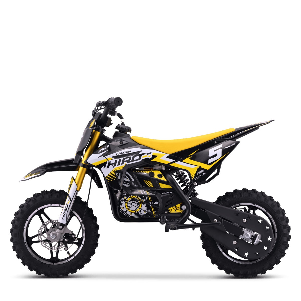 POCKET BIKE ÉLECTRIQUE ENFANT HIRO FALCON 550W JAUNE