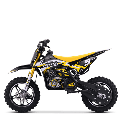 POCKET BIKE ÉLECTRIQUE ENFANT HIRO FALCON 550W JAUNE