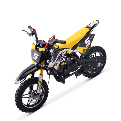 POCKET BIKE ENFANT HIRO FALCON 49CC JAUNE