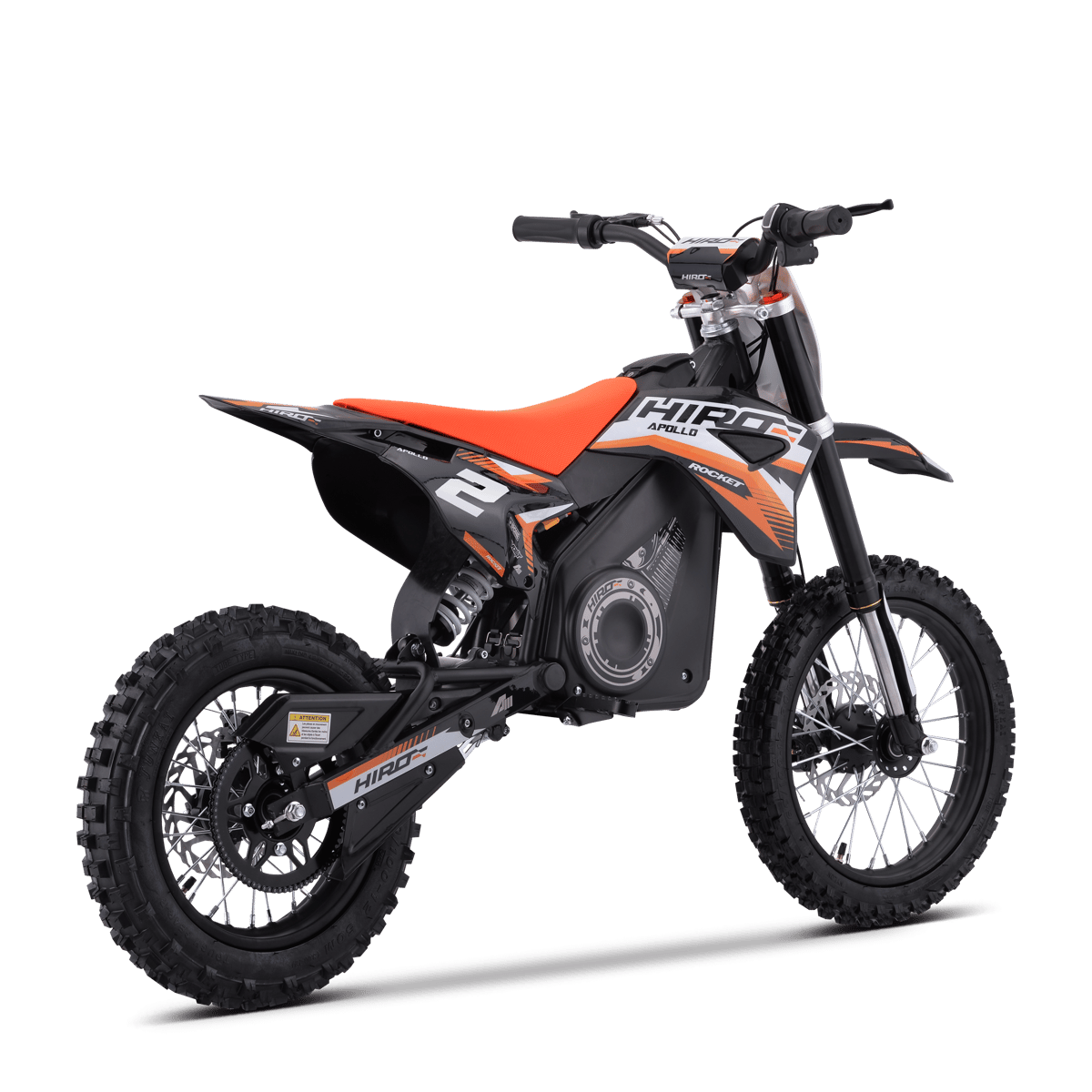 DIRT BIKE ENFANT ÉLECTRIQUE HIRO ROCKET 1600 ORANGE