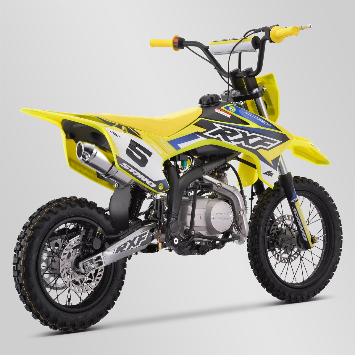 DIRT BIKE SANO RXF ROOKIE 125CC SEMI-AUTO 12/14 2024 - JAUNE