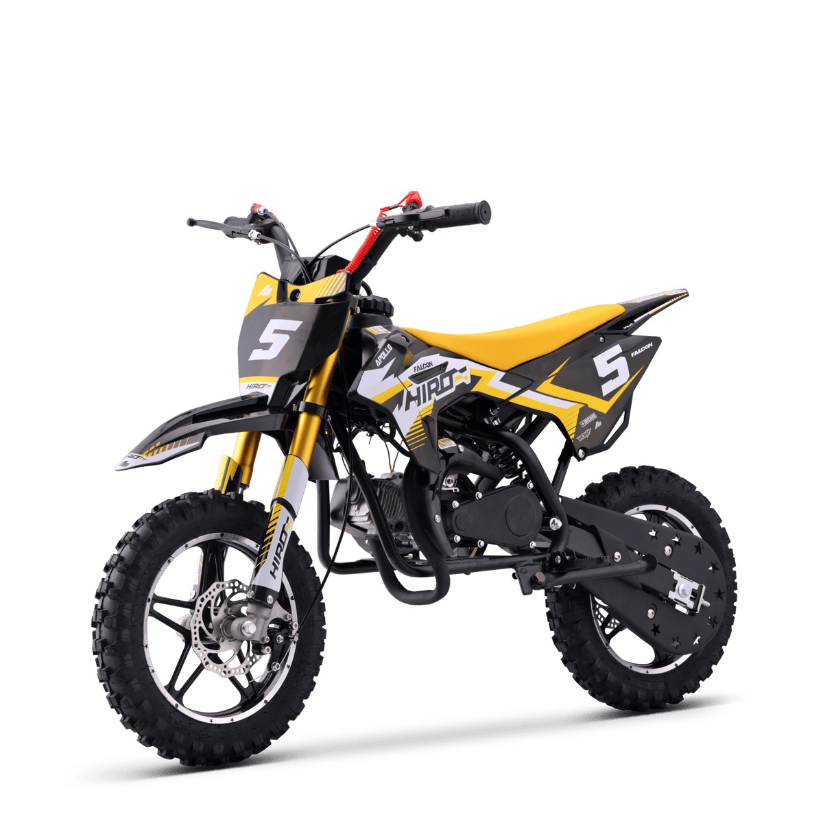 POCKET BIKE ENFANT HIRO FALCON 49CC JAUNE