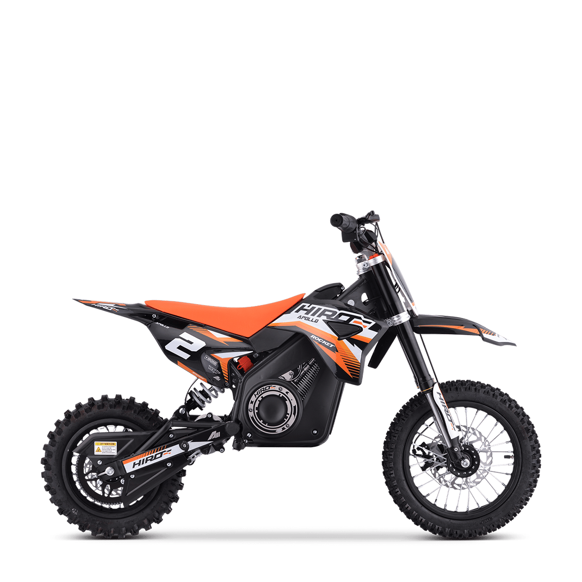DIRT BIKE ENFANT ÉLECTRIQUE HIRO ROCKET 1200 ORANGE