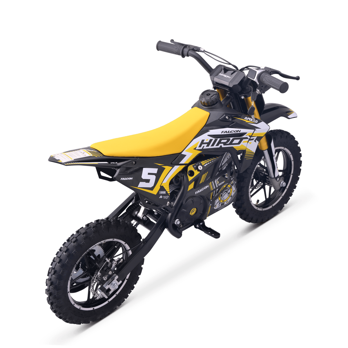 POCKET BIKE ÉLECTRIQUE ENFANT HIRO FALCON 550W JAUNE