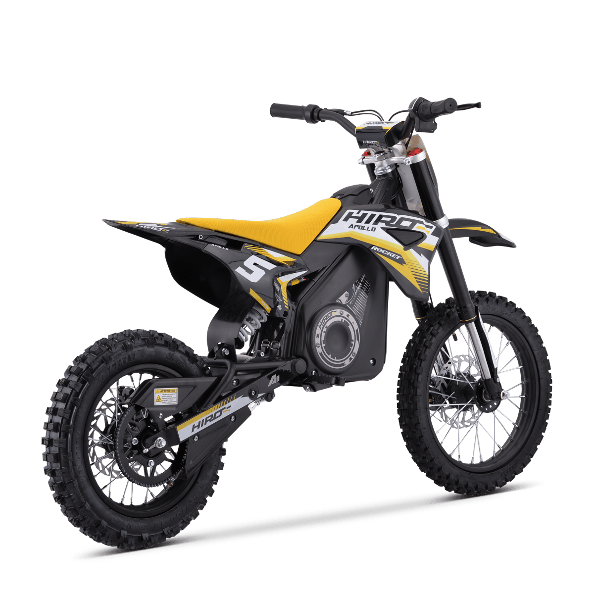 DIRT BIKE ENFANT ÉLECTRIQUE HIRO ROCKET 1600 JAUNE
