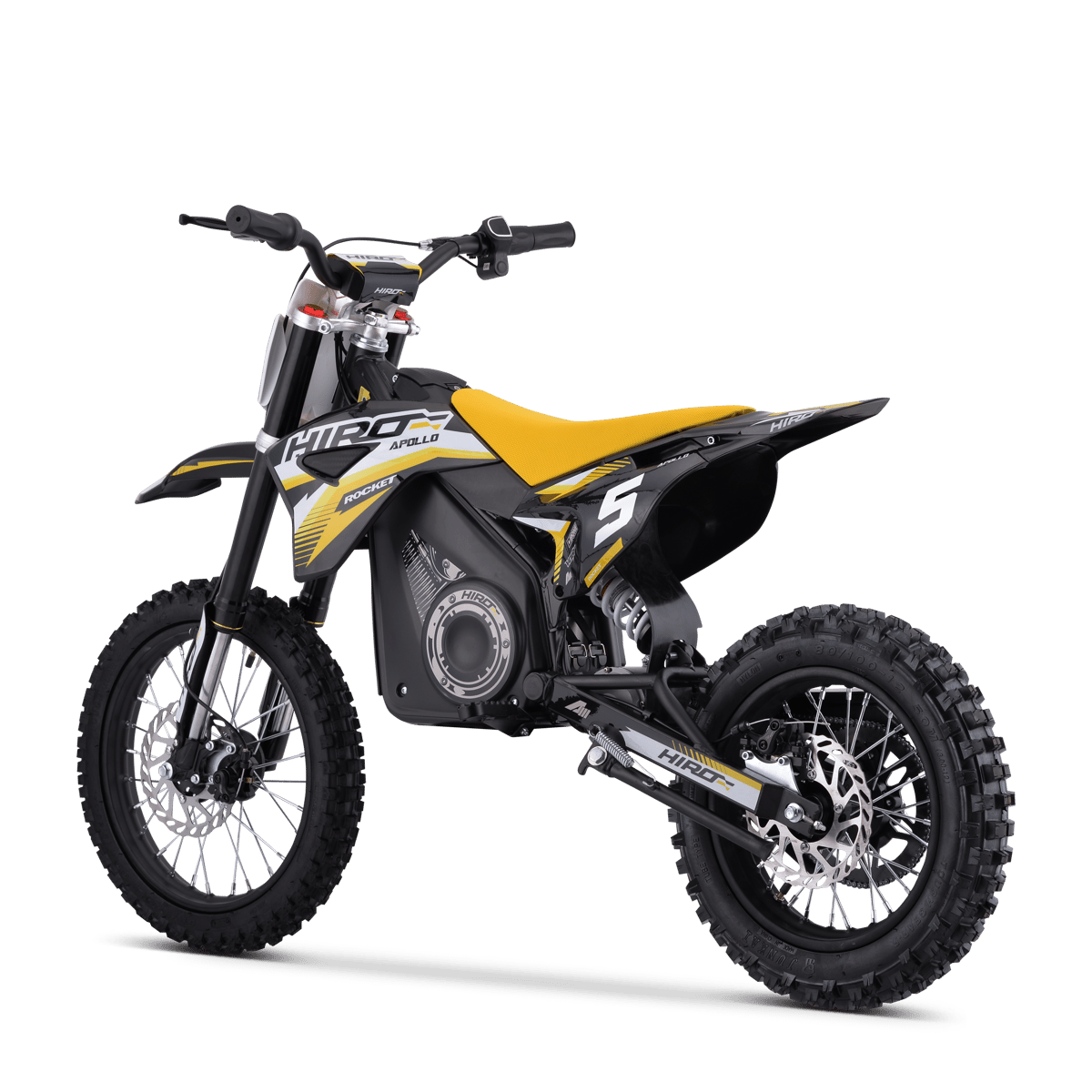 DIRT BIKE ENFANT ÉLECTRIQUE HIRO ROCKET 1600 JAUNE