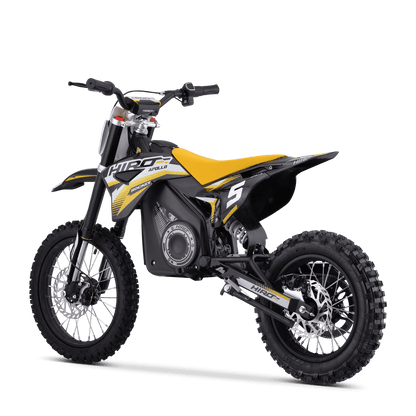 DIRT BIKE ENFANT ÉLECTRIQUE HIRO ROCKET 1600 JAUNE
