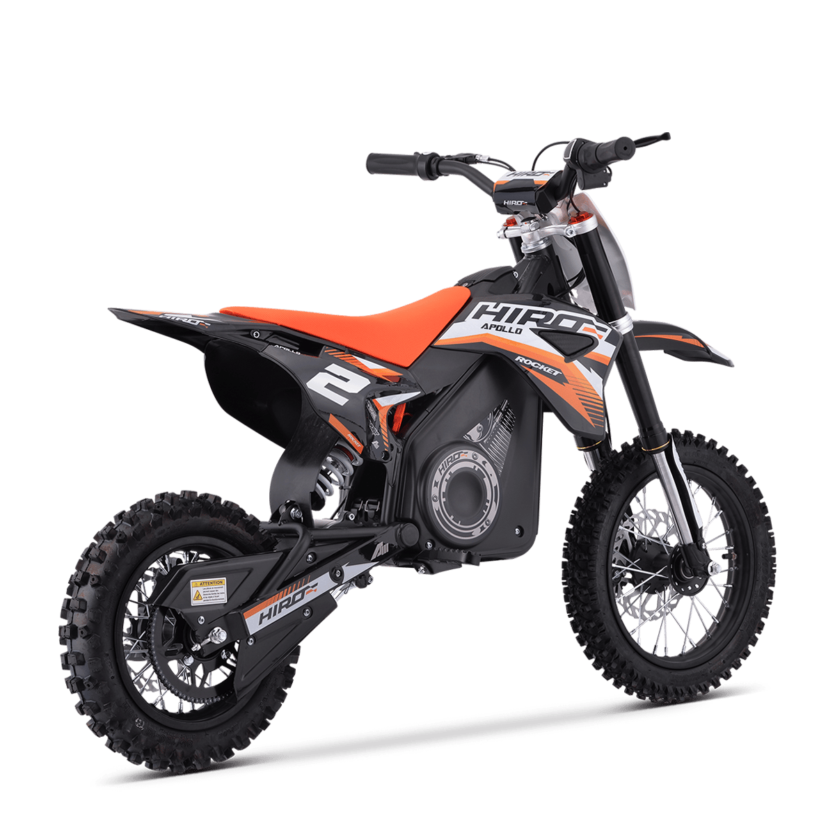 DIRT BIKE ENFANT ÉLECTRIQUE HIRO ROCKET 1200 ORANGE