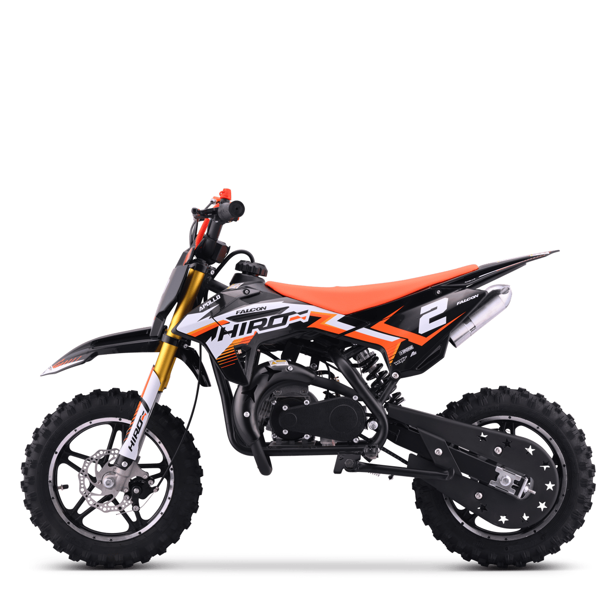 POCKET BIKE ENFANT HIRO FALCON 49CC ORANGE