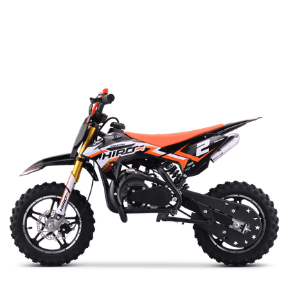 POCKET BIKE ENFANT HIRO FALCON 49CC ORANGE