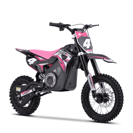 DIRT BIKE ENFANT ÉLECTRIQUE HIRO ROCKET 1200 ROSE