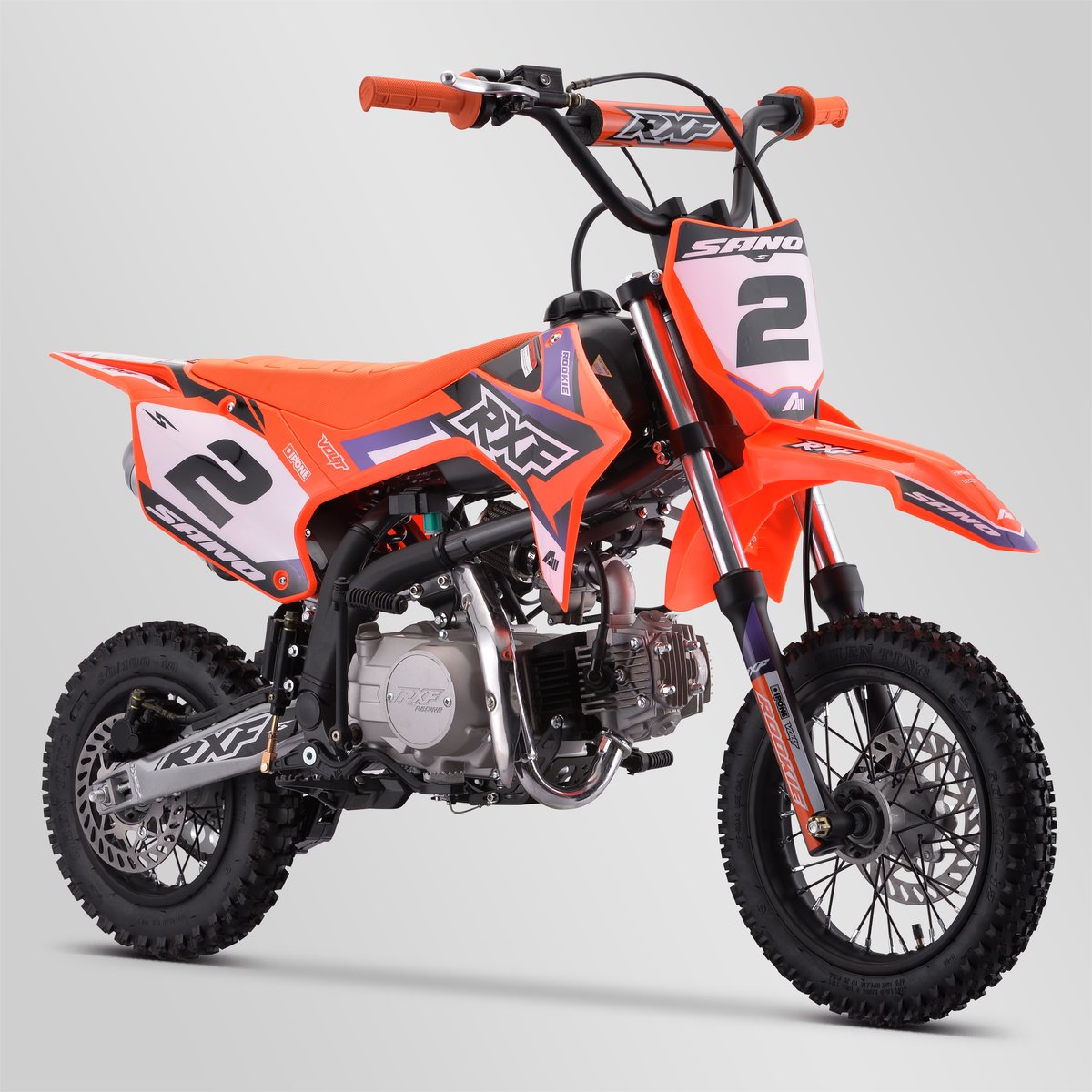 DIRT BIKE SANO RXF ROOKIE 110CC SEMI-AUTO 10/12 2024 - ORANGE