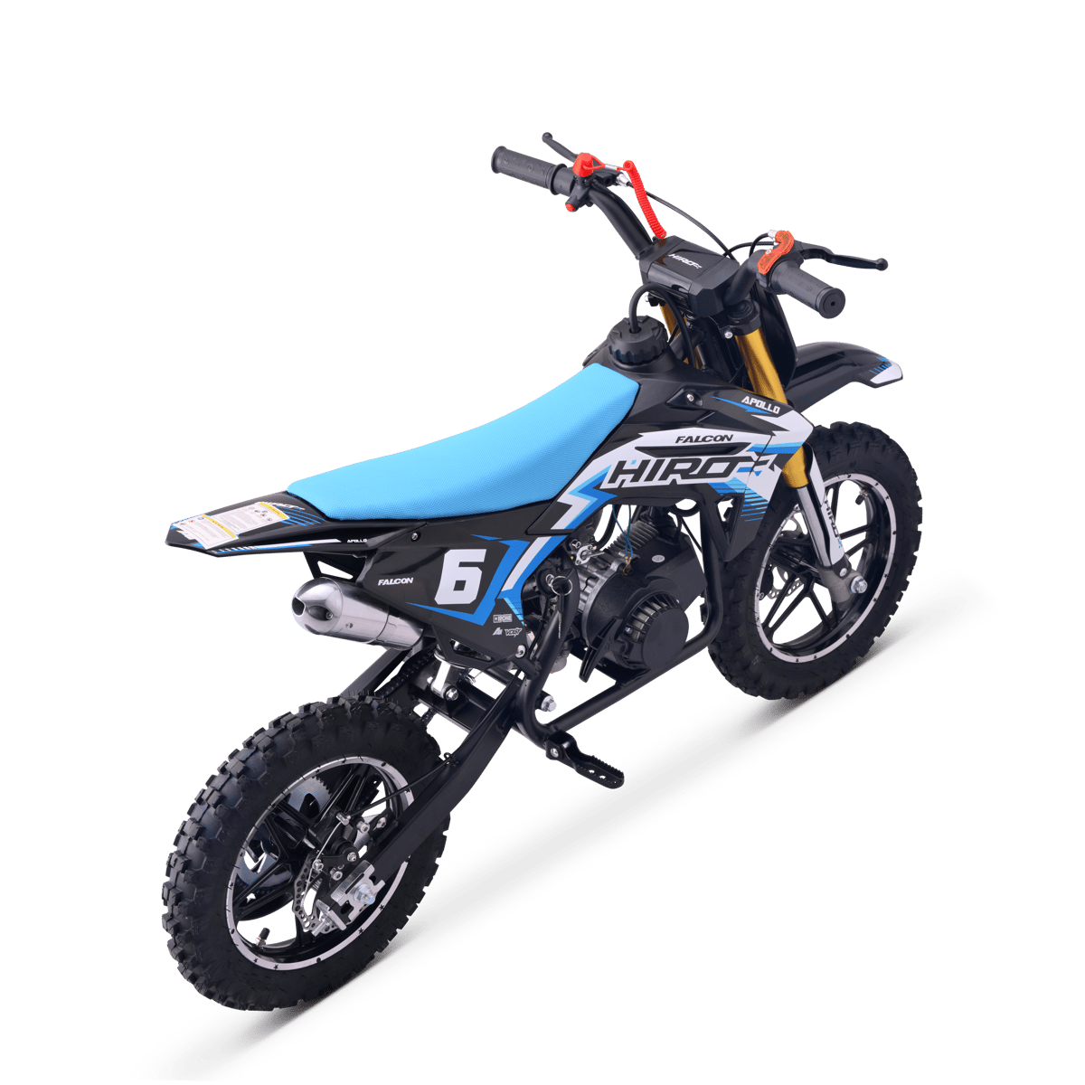 POCKET BIKE ENFANT HIRO FALCON 49CC BLEU