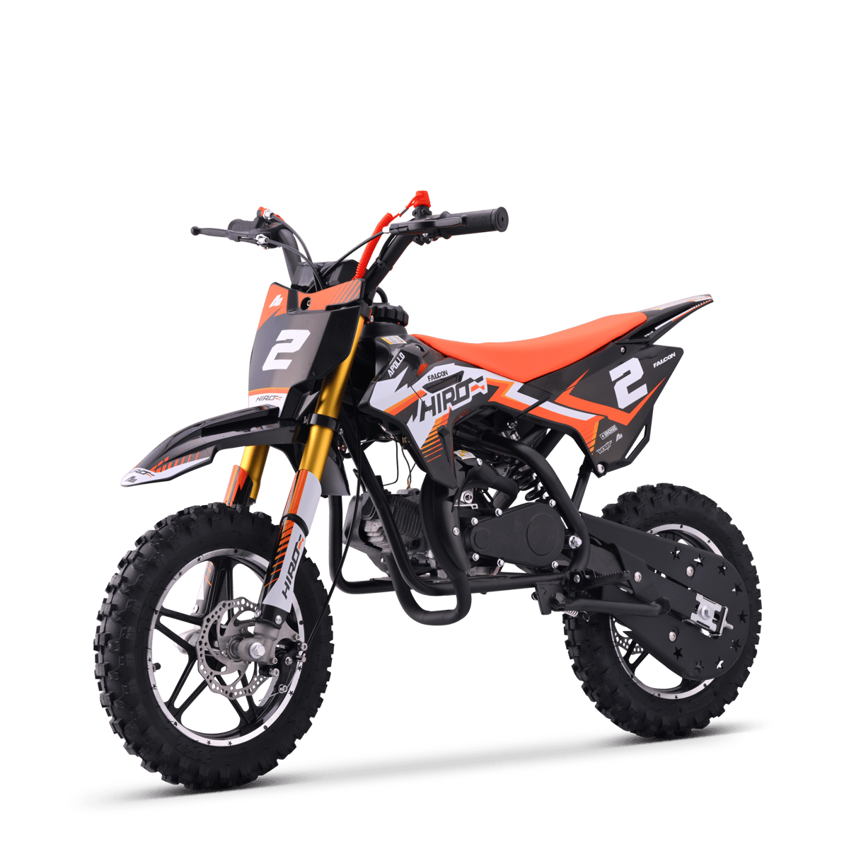 POCKET BIKE ENFANT HIRO FALCON 49CC ORANGE