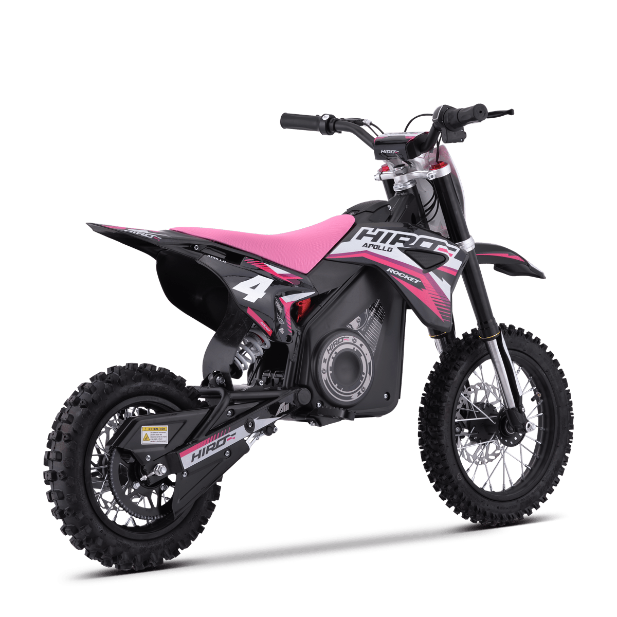 DIRT BIKE ENFANT ÉLECTRIQUE HIRO ROCKET 1200 ROSE