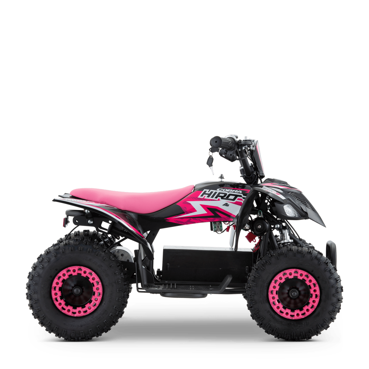 QUAD ENFANT ÉLECTRIQUE HIRO COBRA 800W ROSE