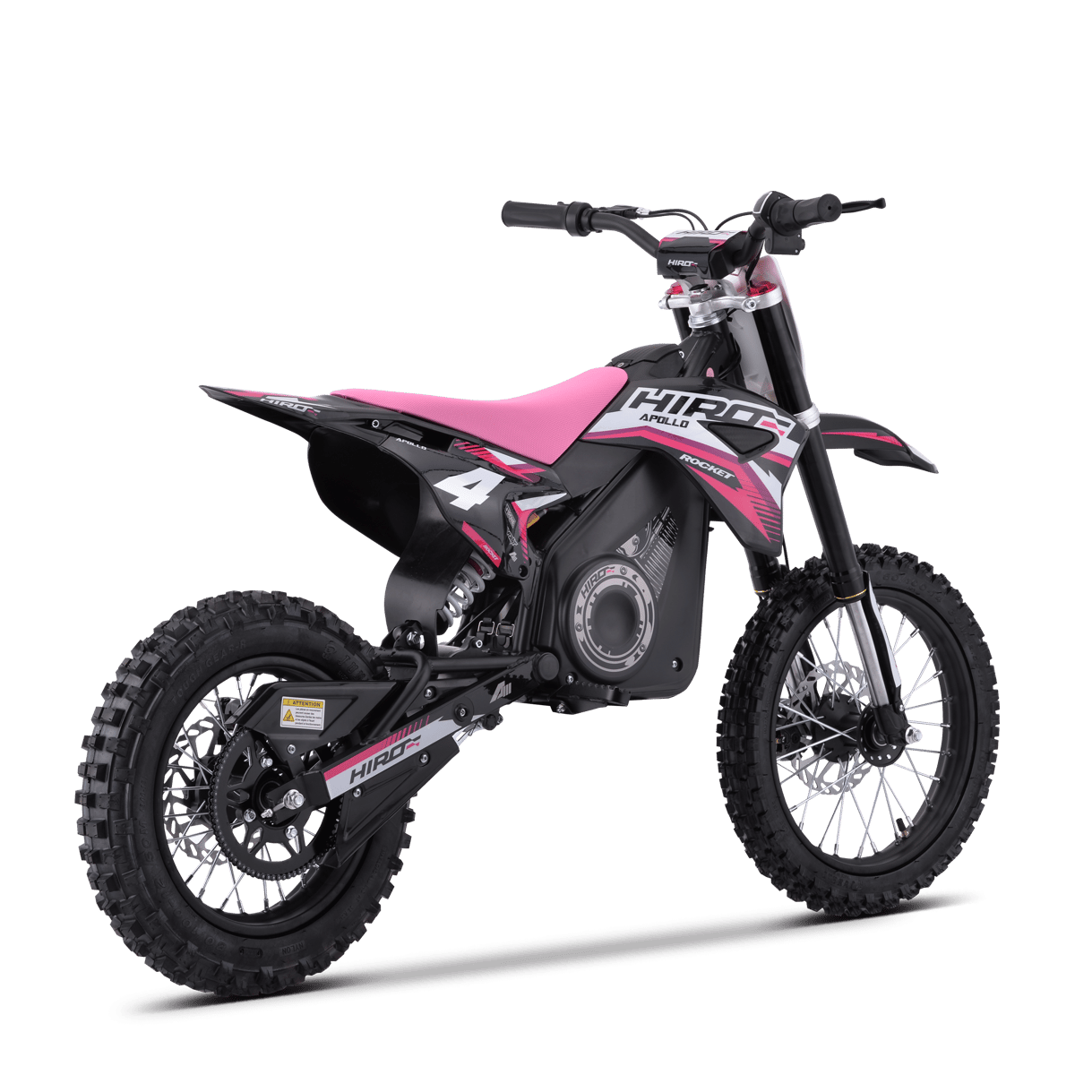 DIRT BIKE ENFANT ÉLECTRIQUE HIRO ROCKET 1600 ROSE