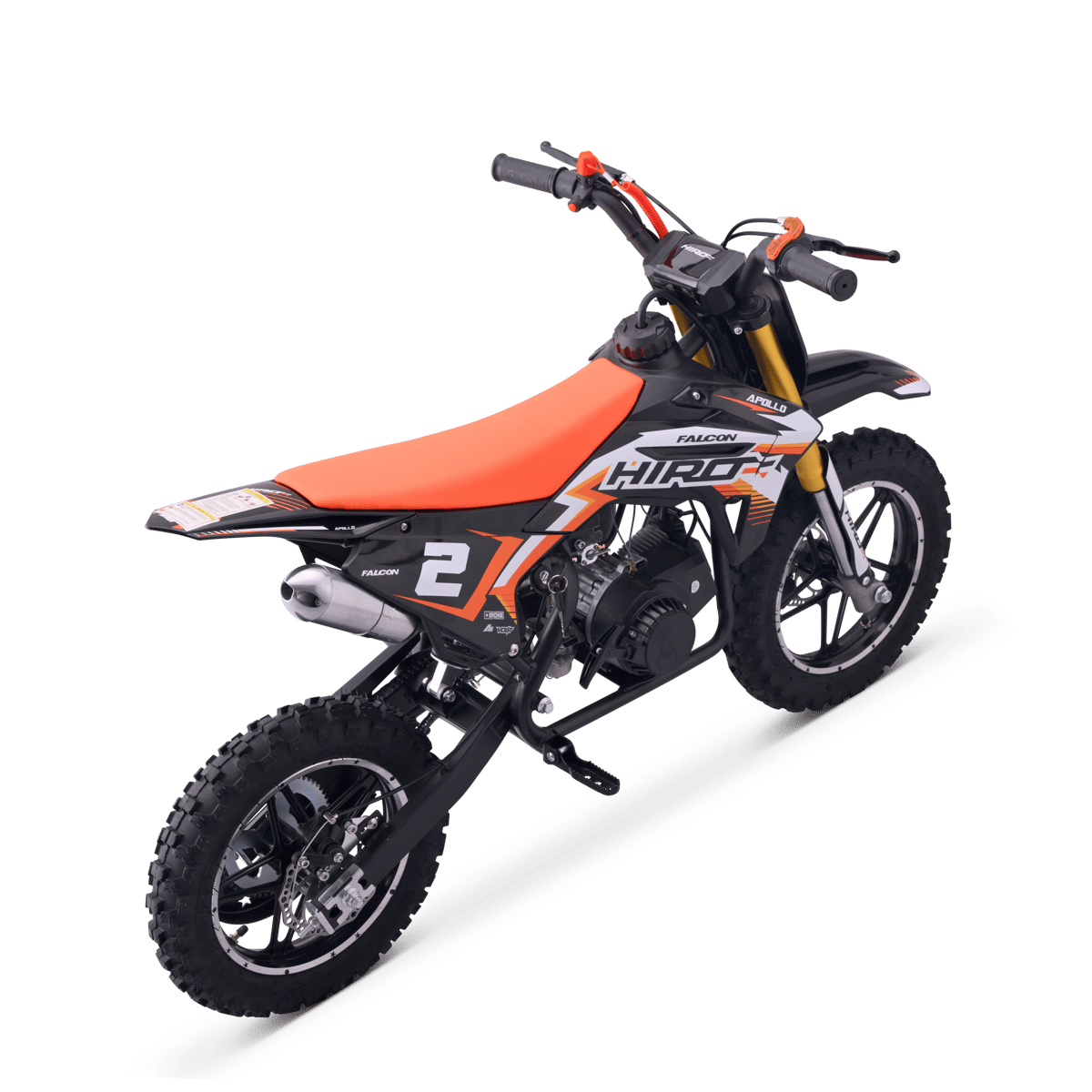 POCKET BIKE ENFANT HIRO FALCON 49CC ORANGE