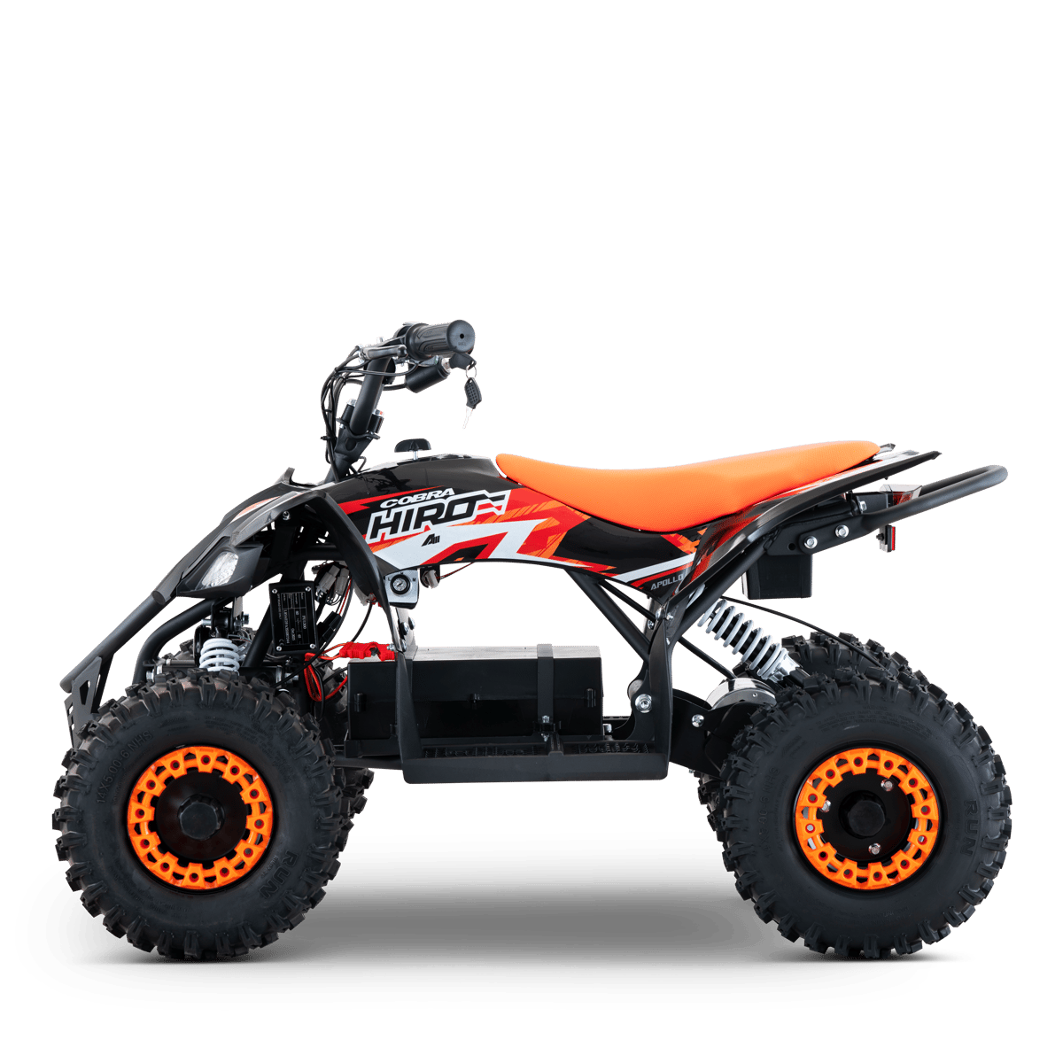 QUAD ENFANT ÉLECTRIQUE HIRO COBRA 1200W ORANGE