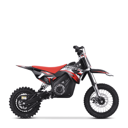 DIRT BIKE ENFANT ÉLECTRIQUE HIRO ROCKET 1200 ROUGE