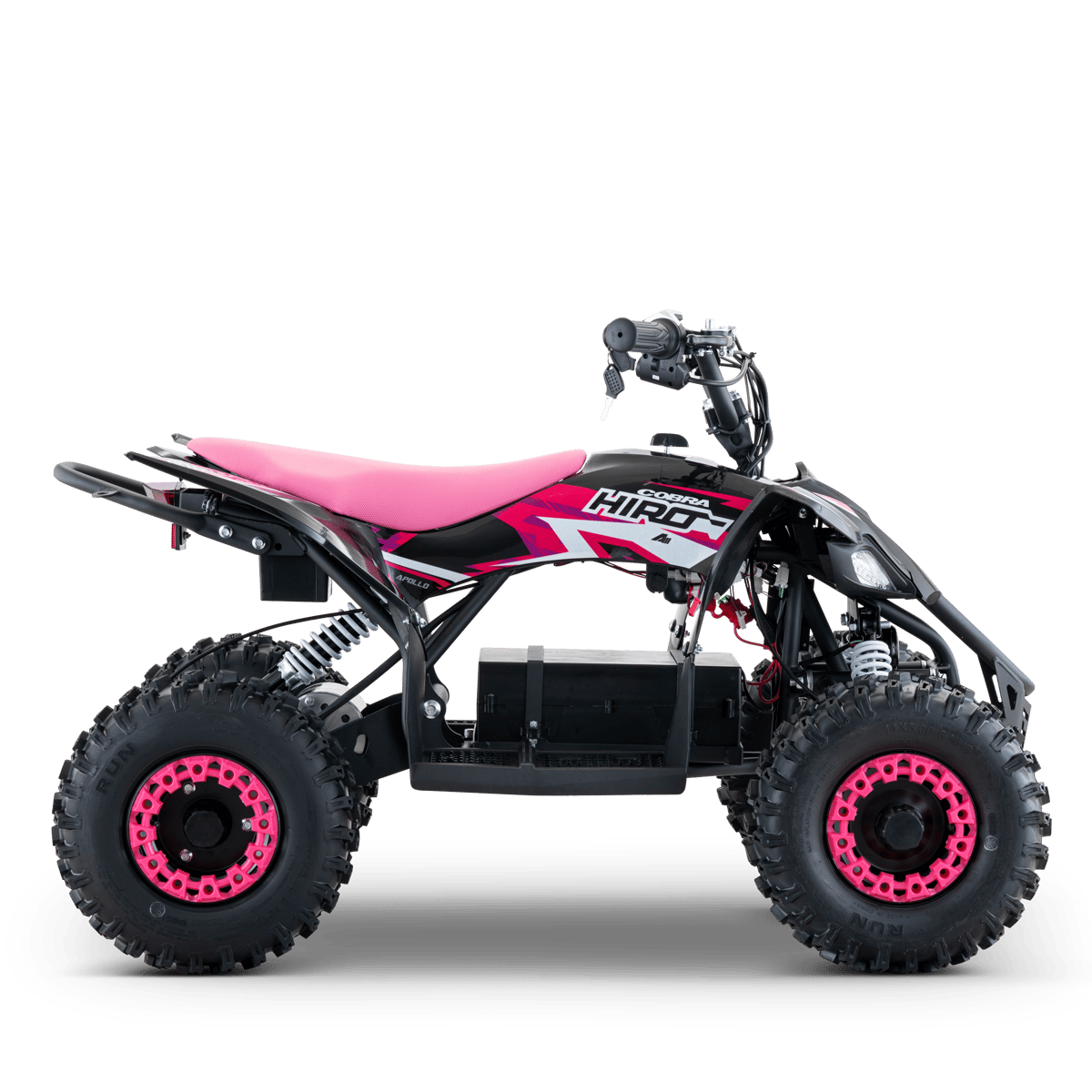 QUAD ENFANT ÉLECTRIQUE HIRO COBRA 1200W ROSE