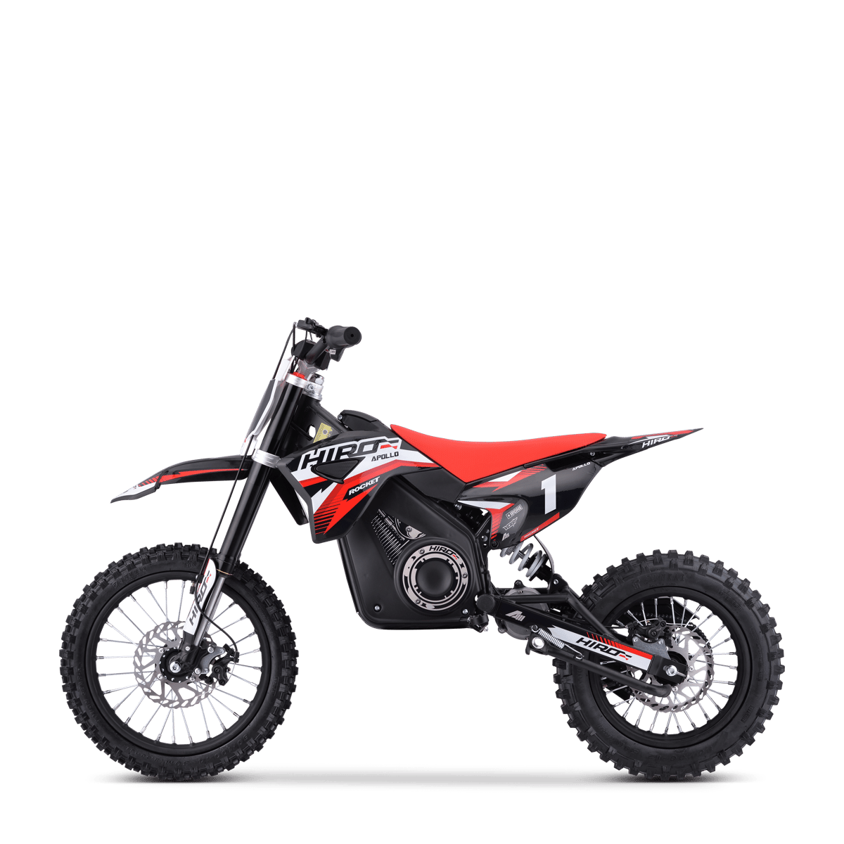 DIRT BIKE ENFANT ÉLECTRIQUE HIRO ROCKET 1600 ROUGE