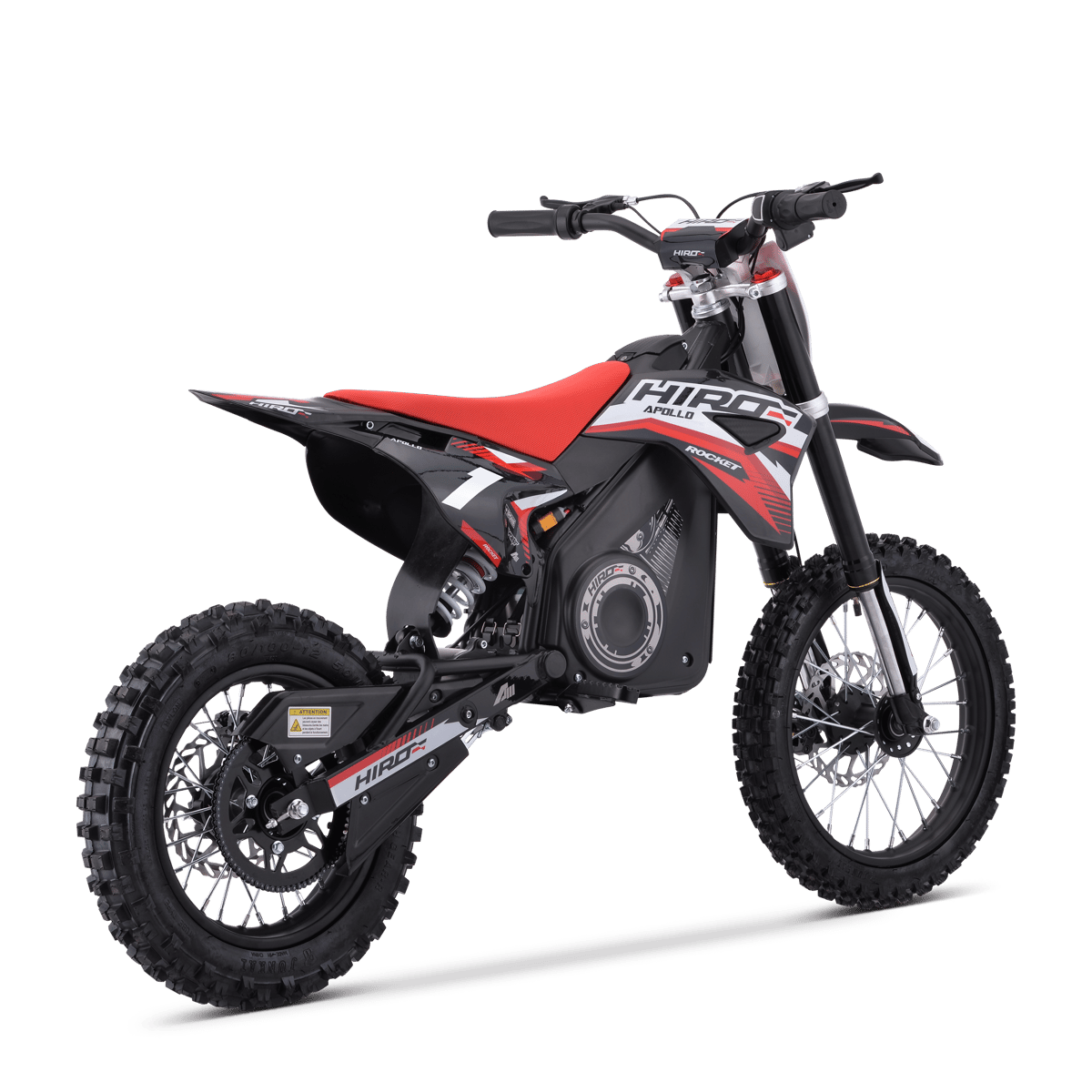 DIRT BIKE ENFANT ÉLECTRIQUE HIRO ROCKET 1600 ROUGE