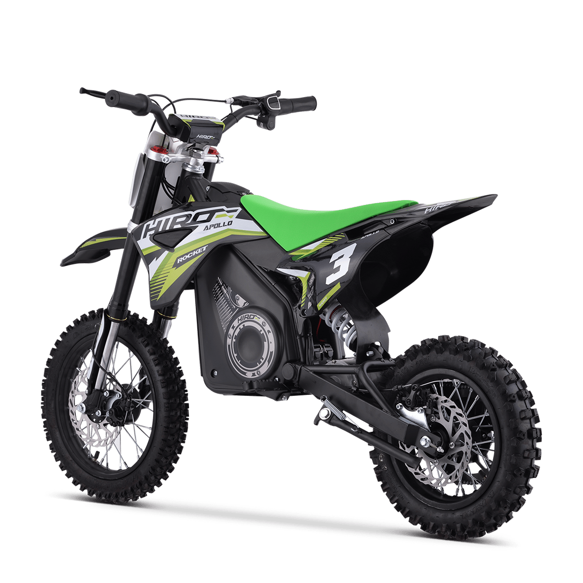 DIRT BIKE ENFANT ÉLECTRIQUE HIRO ROCKET 1200 VERT