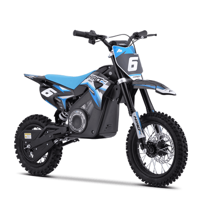 DIRT BIKE ENFANT ÉLECTRIQUE HIRO ROCKET 1200 BLEU