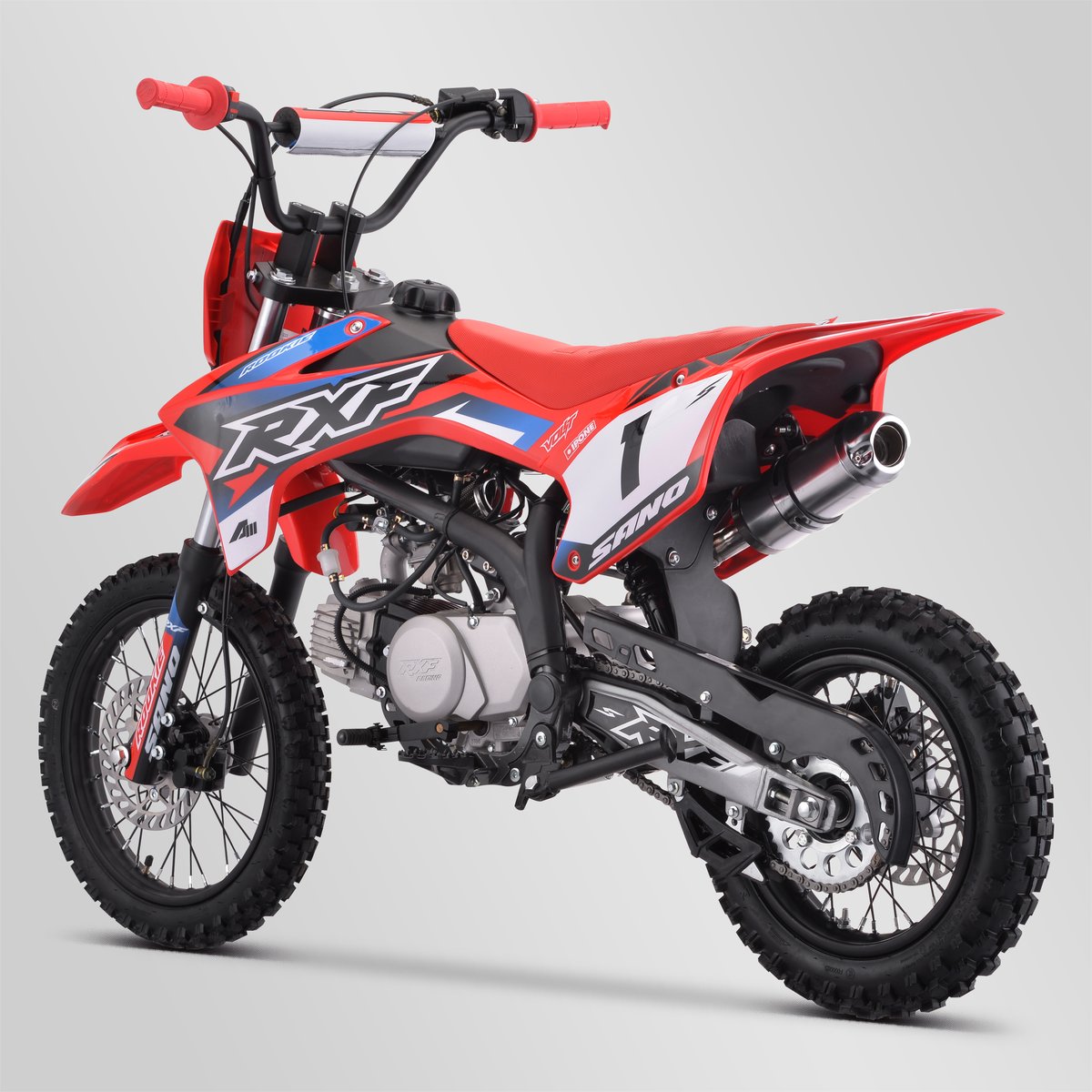 DIRT BIKE SANO RXF ROOKIE 125CC SEMI-AUTO 12/14 2024 - ROUGE