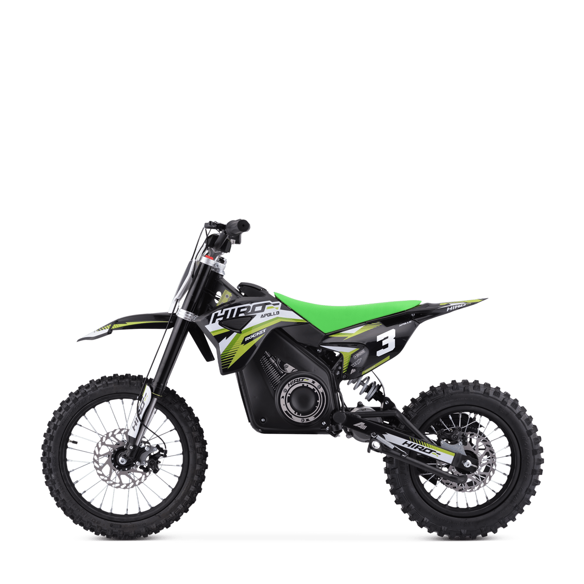 DIRT BIKE ENFANT ÉLECTRIQUE HIRO ROCKET 1600 VERT
