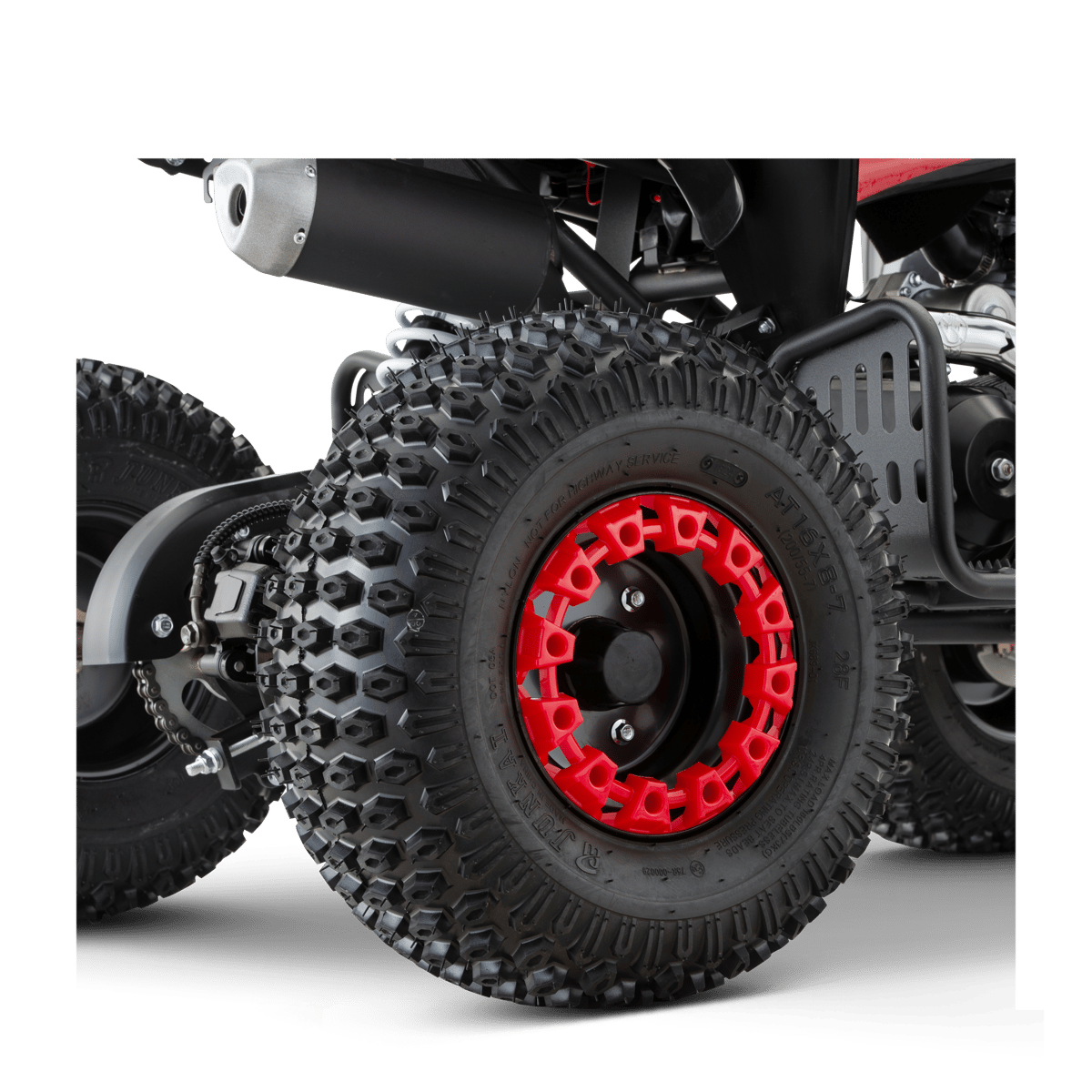 QUAD ENFANT HIRO HURRICANE 125CC ROUGE