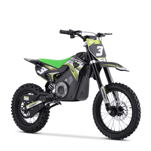 DIRT BIKE ENFANT ÉLECTRIQUE HIRO ROCKET 1600 VERT