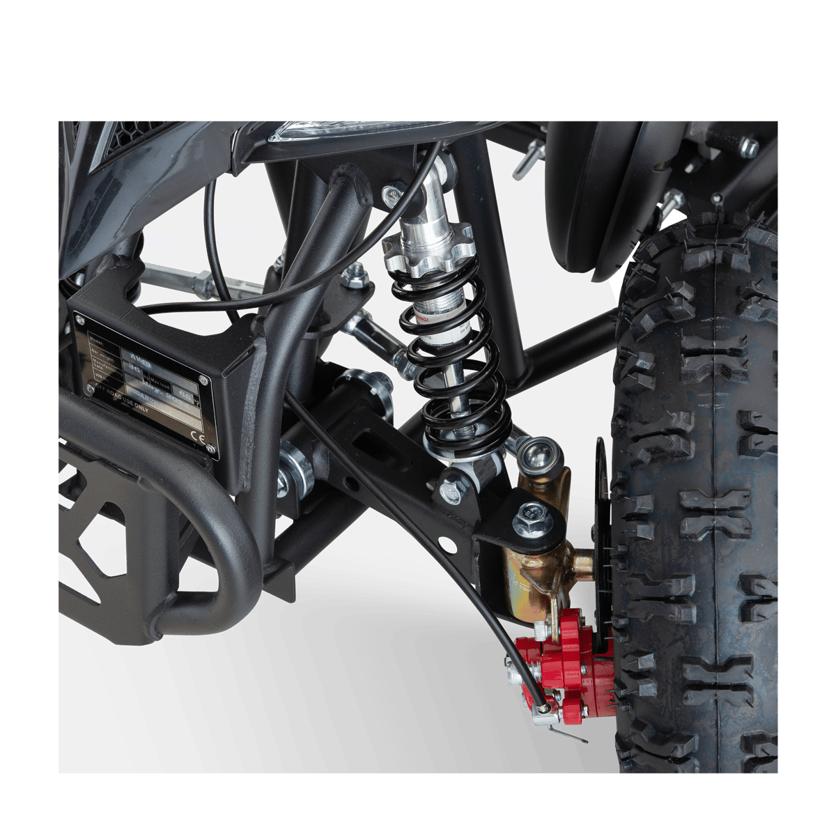QUAD ENFANT HIRO COBRA 49CC ROUGE