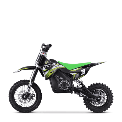 DIRT BIKE ENFANT ÉLECTRIQUE HIRO ROCKET 1200 VERT